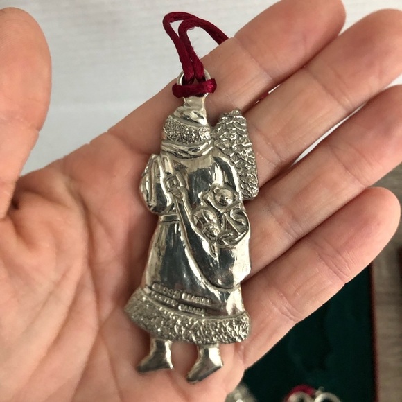 Vtg Seagull Pewter Ornament Set in Box - Picture 13 of 16